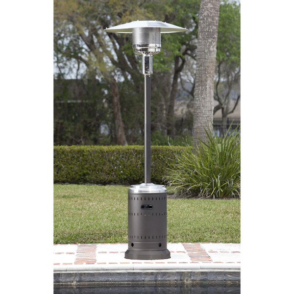 Mocha and Stainless Patio Heater
